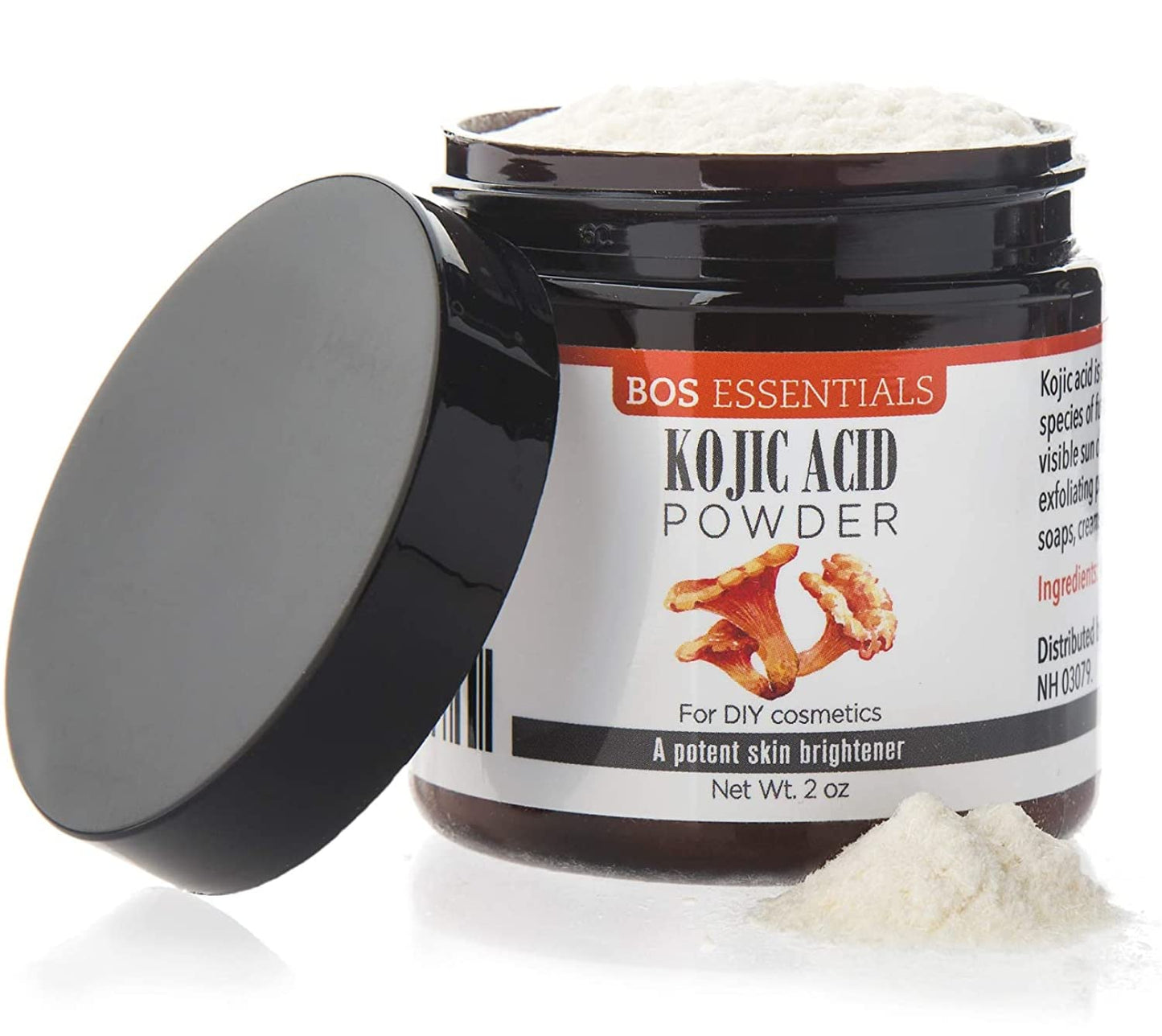 Pure Kojic Acid Powder, Key Ingredient in Lightening Creams, Serums, and Soaps, A POTENT SKIN BRIGHTENER C3