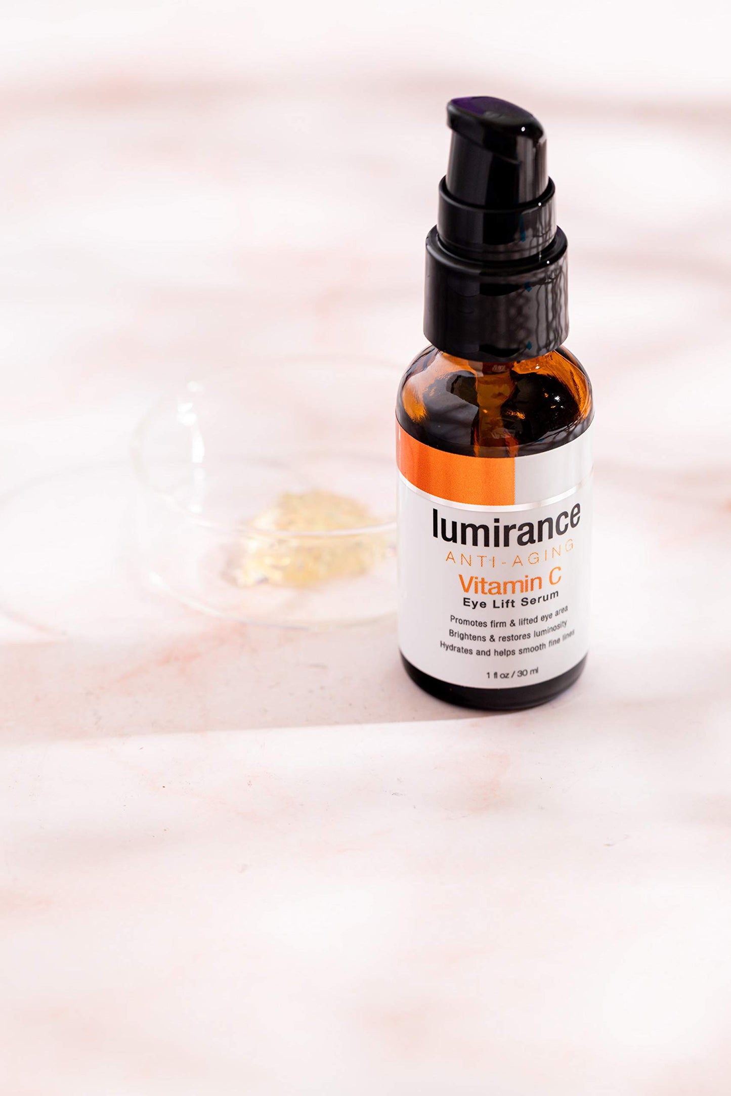 Lumirance Vitamin C Eye Lift Serum, Minimizes the Look of Wrinkles and Crows Feet, Helps with Firming and Dark Circles, 30ml/1 fl oz C3