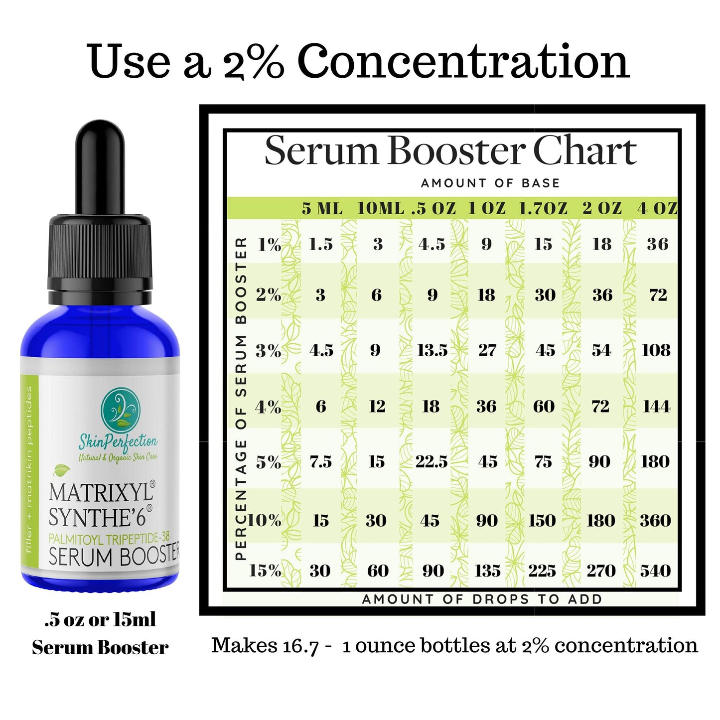 Matrixyl Synthe 6 Palmitoyl Tetrapeptide 38 DIY Anti-Aging Serum Wrinkle Filler Crow's Feet Laugh Lines on Forehead S-6 6000 Skin Perfection C3