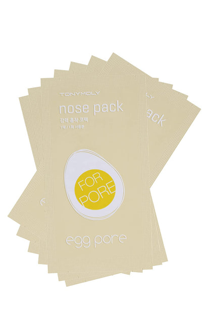TONYMOLY Egg Pore Nose Strips for Pores, Blackhead Remover Strips, Easter Basket Stuffer, Deep Cleansing Korean Skin Care, 7pk C3