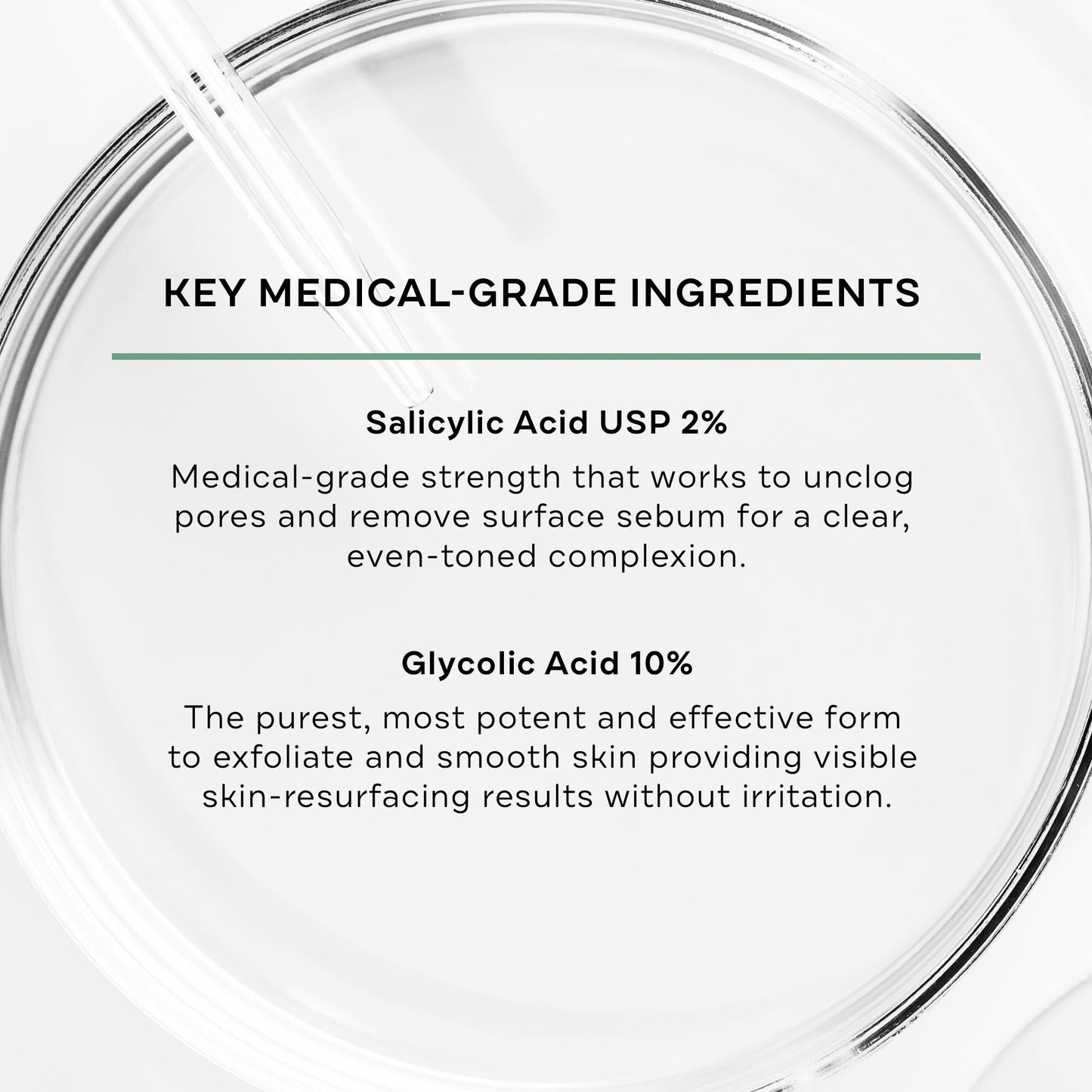 Replenix Gly-Sal 10-2 Clarifying Pads, Medical-Grade Exfoliating Cleansing Wipes for Acne-Prone Skin, Oil-Free Facial Treatment with Witch Hazel, 10% Glycolic & 2% Salicylic Acids (60 ct.) C3